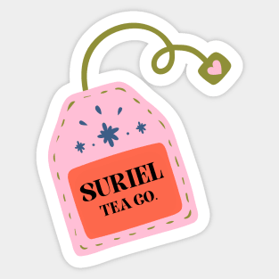 Suriel tea co. Sticker